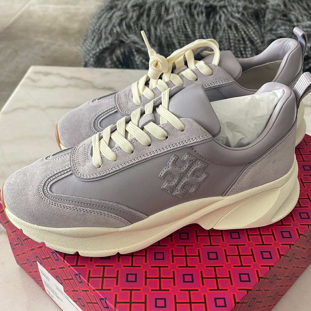 New TORY BURCH Sneakers Shoes Lavender Purple US 9.5 sale